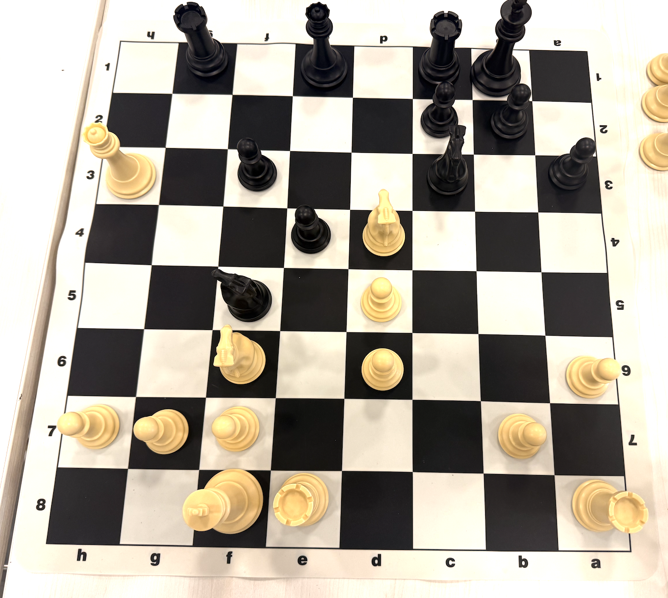 Chess board in the UTIAS lounge