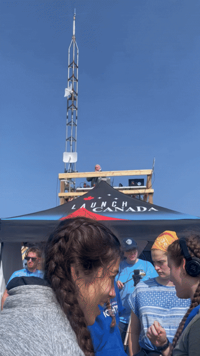 BSRT preparing its rocket at Launch Canada