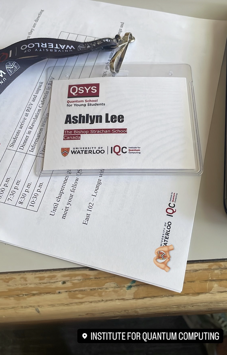 QSYS Name Badge for Ashlyn Lee